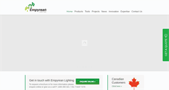 Desktop Screenshot of empyreanlighting.com